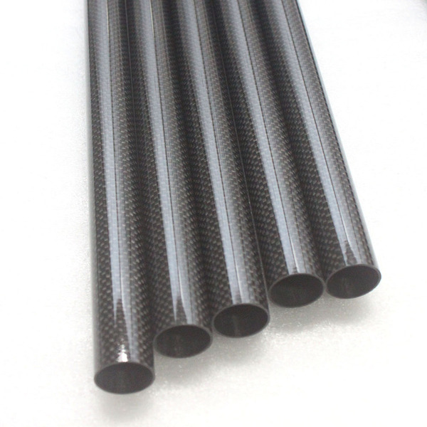 Plain Glossy Carbon Fiber Tube