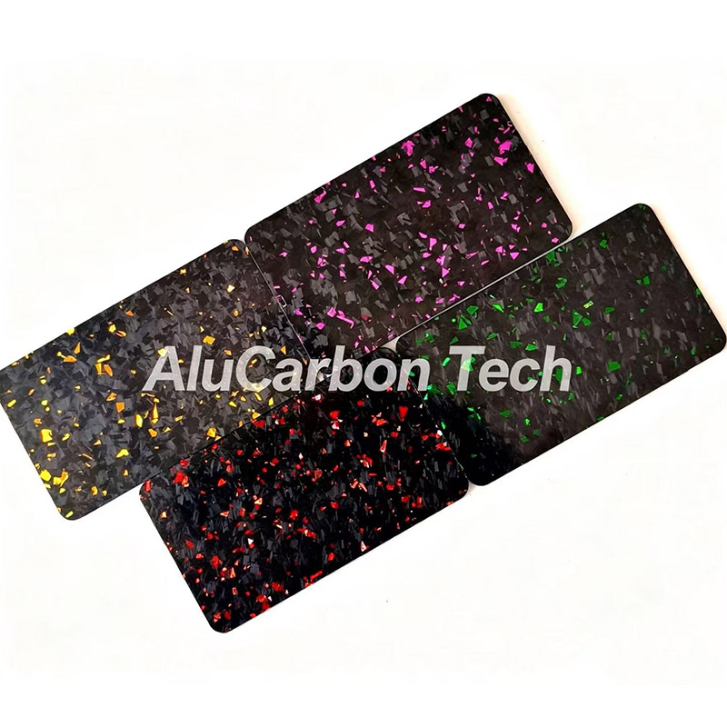 Colored Forged Carbon Fiber Sheet